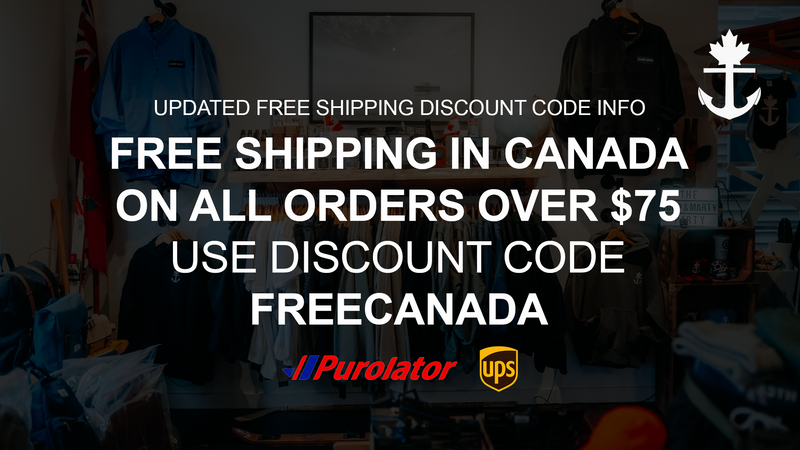 FREE SHIPPPING on all orders over $75 IN CANADA with Discount Code.