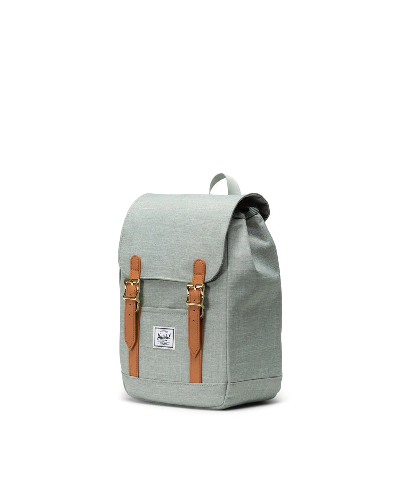 Retreat Backpack Mini x Iceberg Green Crosshatch