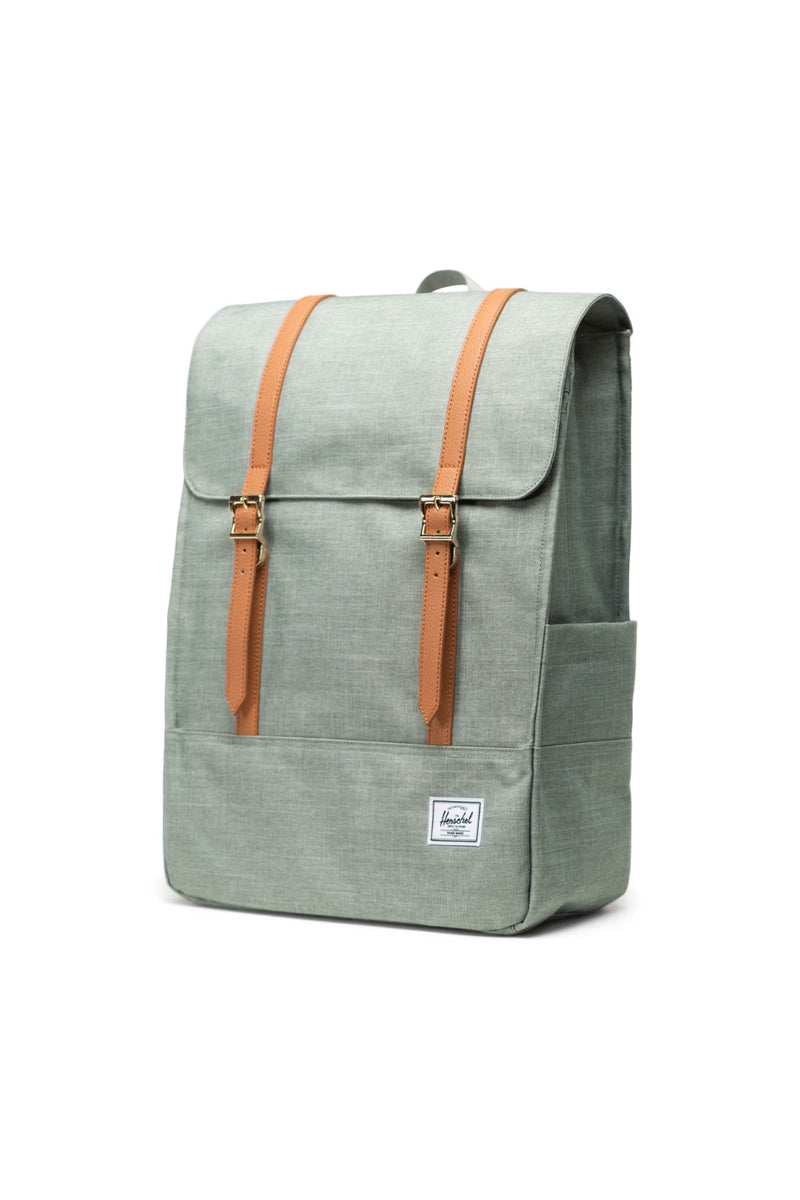 Survey Backpack x Iceberg Green Crosshatch