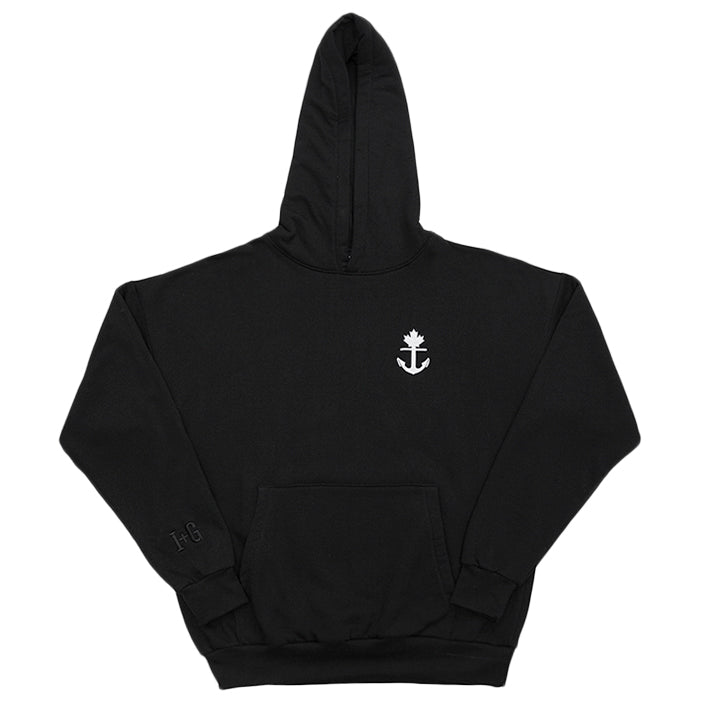 Black Organic Cotton Hoodie