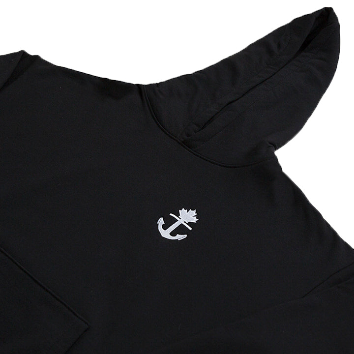 Black Organic Cotton Hoodie