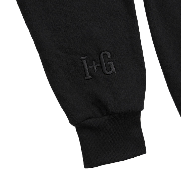 Black Organic Cotton Hoodie