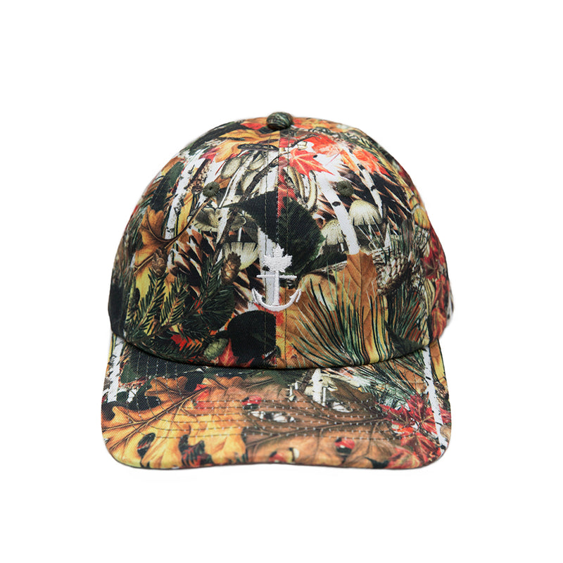 camo bush canadian trees and leafs style curved hat illbury 