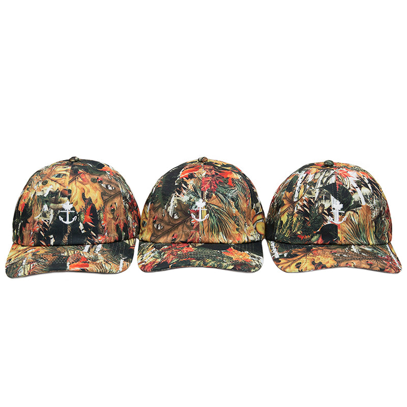 Canadian camo style dad curved hat