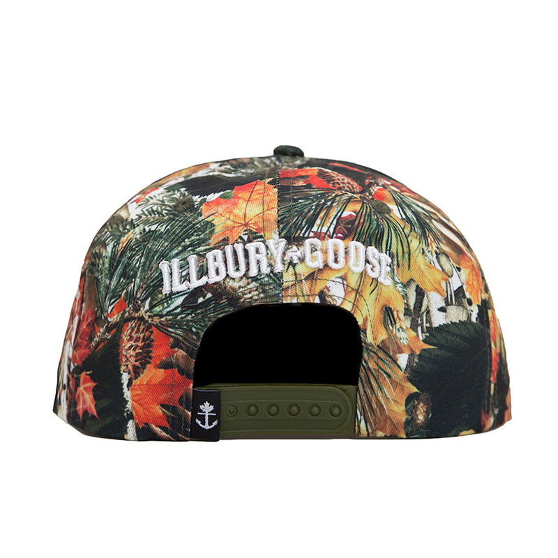 camouflage  bush canada style illbury snapback hat