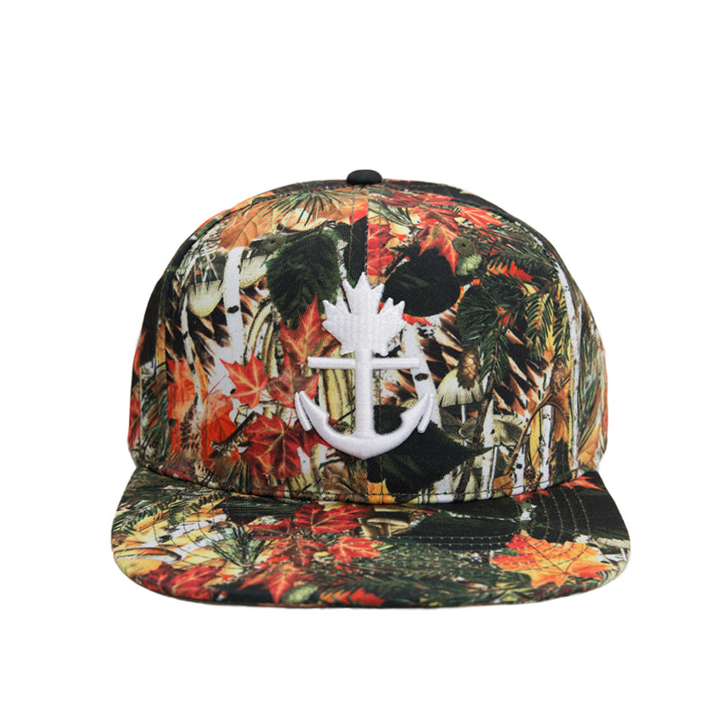 camouflage  bush canada style illbury snapback hat