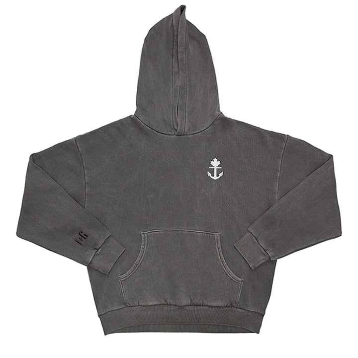 Stone Wash Relaxed Heavy-Duty Hoodie