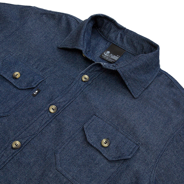 Indigo Denim Button-Up