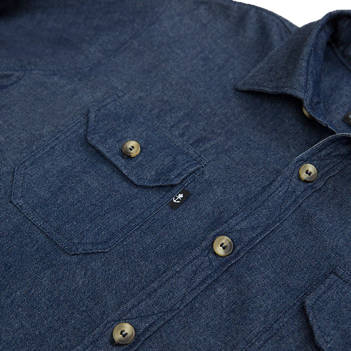 Indigo Denim Button-Up