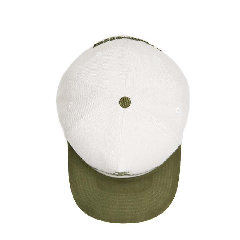 two toned hat trendy style a-frame snapback