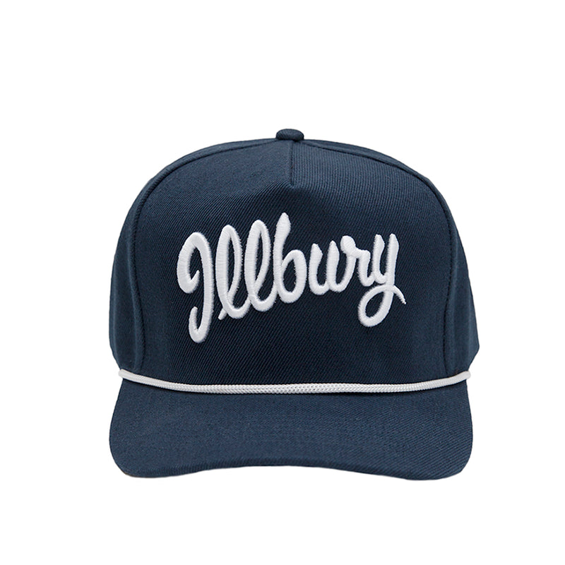 a-frame rope snapback hat illbury curved hat navy illbury 