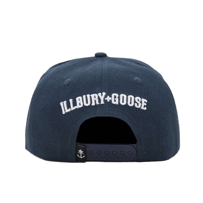 a-frame rope snapback hat illbury curved hat navy illbury 