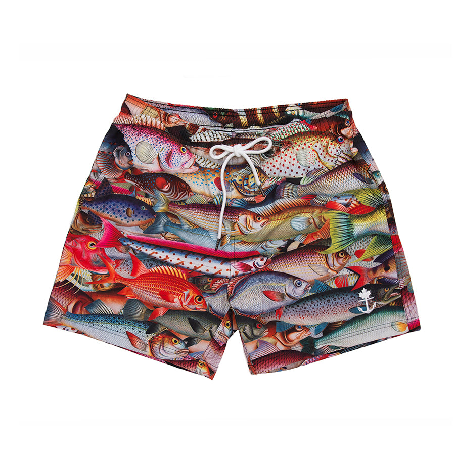 gone fishing short, mens bathing suit summer 2024 style 5.5 inch inseam 