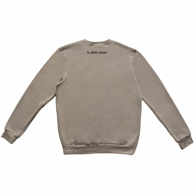 Ripple Stone Grey Crewneck