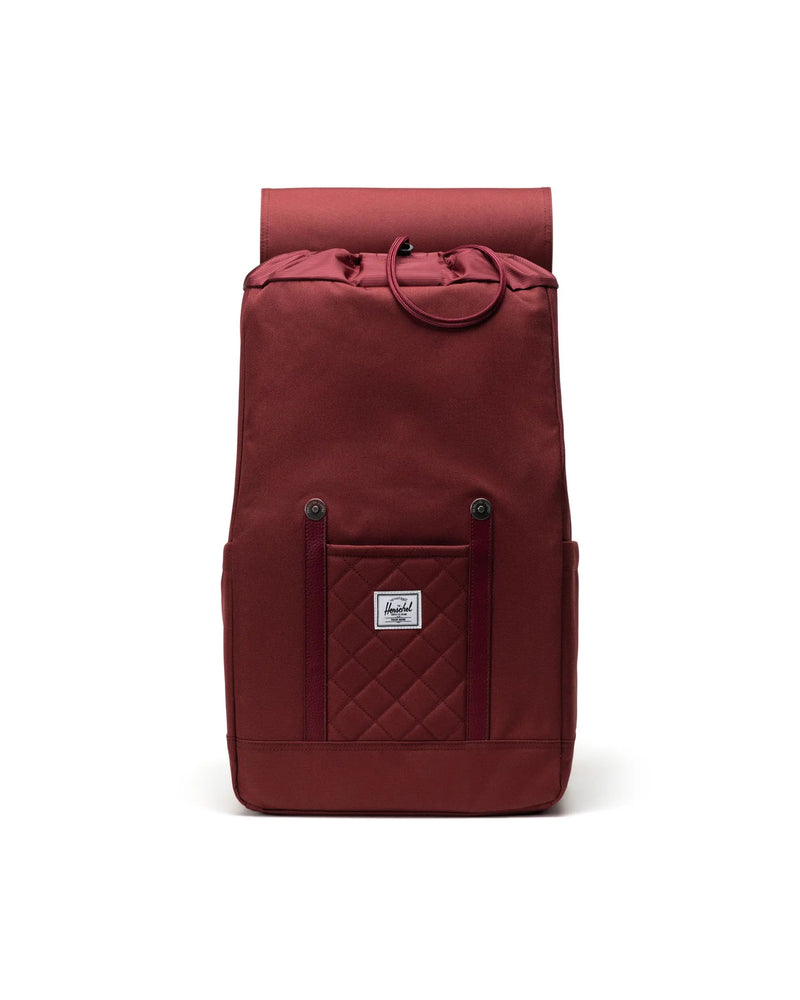 Retreat Backpack x Oxblood Red Quilted