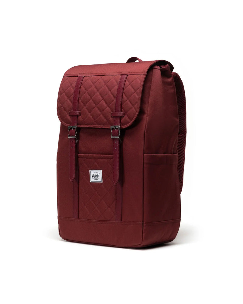 Retreat Backpack x Oxblood Red Quilted