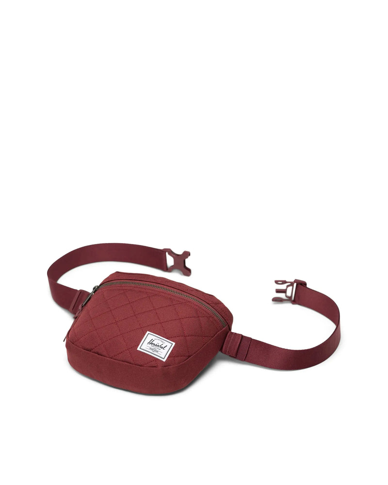 Settlement Hip Pack x Oxblood Red Quilted