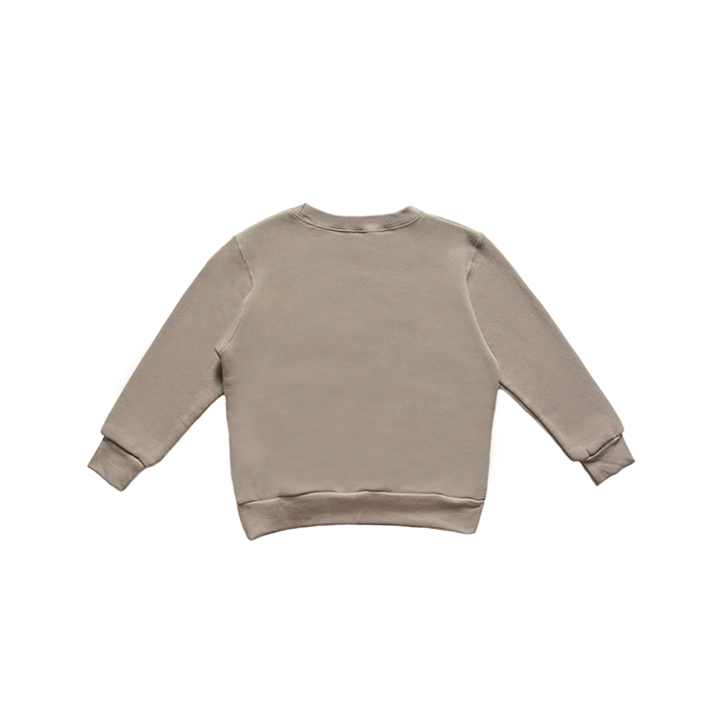 Kids Ripple Stone Grey Crewneck