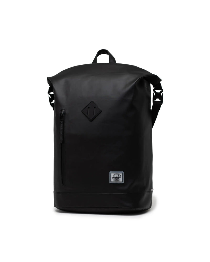 Roll Top Backpack x Black Weather Resistant