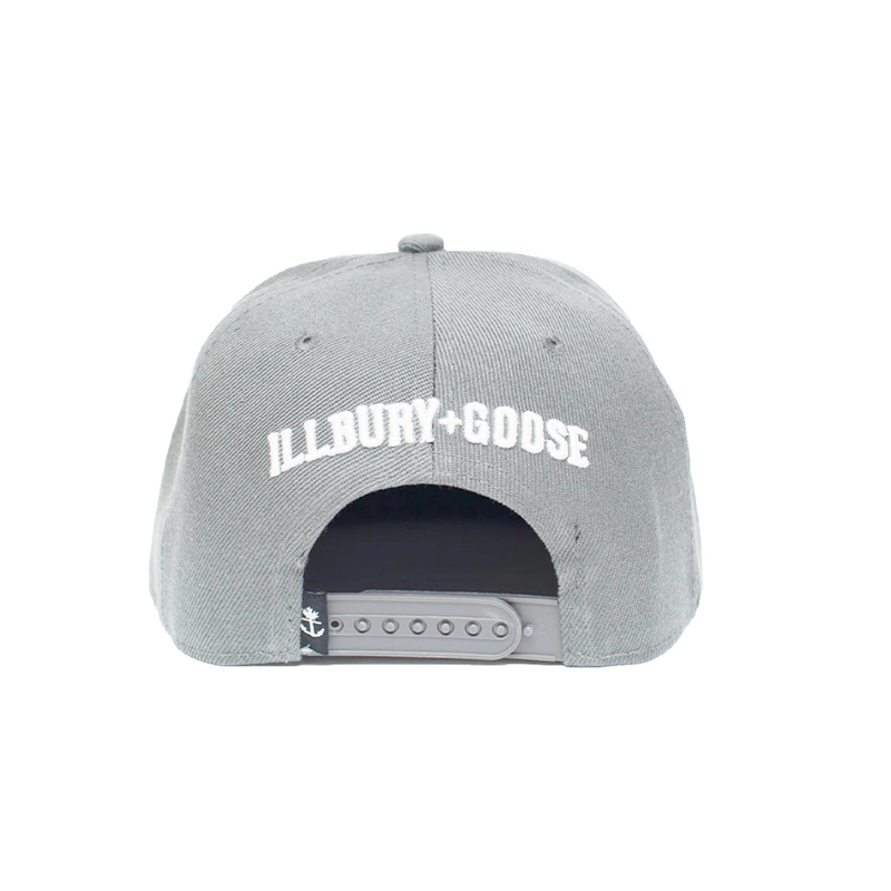 anchor leaf ball hat snapback grey light great illbury