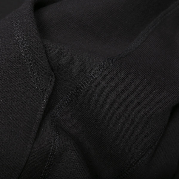 Heavy-Duty Black Classic Kangaroo Hoodie – Illbury + Goose